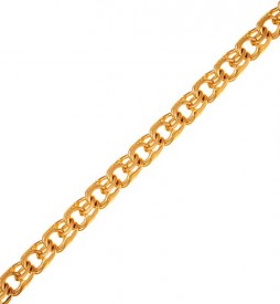 Золотая цепь с плетением «Бисмарк»