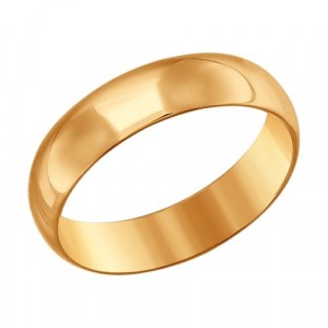 Обручальное кольцо из золота 585 арт. 45010